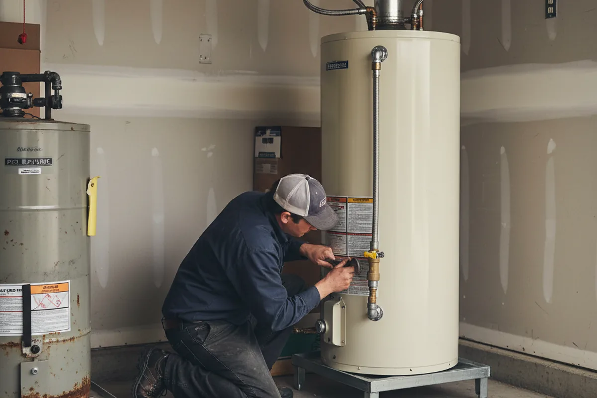 Water heater and shutoff valve replacement in Ireland